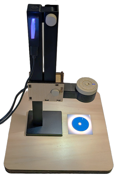 Kamera zur Schießscheiben Erfassung - Seitenansicht